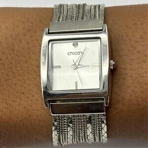 Y2K Silver Chico's Watch